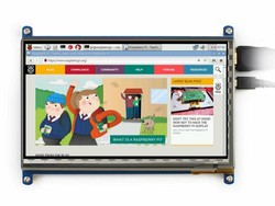 Raspberry 7 Inch HDMI Lcd C Ekran 1024×600 IPS Geniş Platform Desteği - Thumbnail