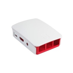 Raspberry Pi 2/3 Kutu / Kırmızı-Beyaz - Thumbnail