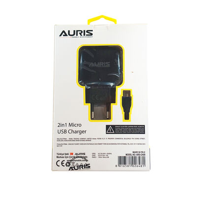 Auris - Raspberry Pi 3 Siyah Güç Adaptörü 5V 2.8A