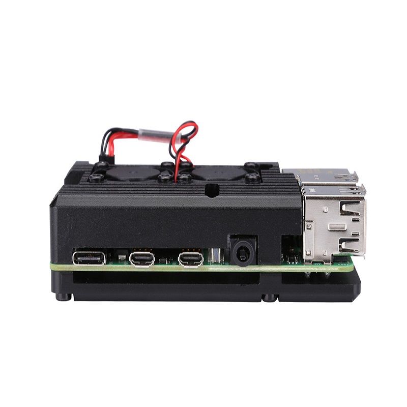 Raspberry Pi 4 Aluminum Case Cooler - Buy Double Fan at Affordable ...