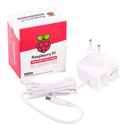 Raspberry Pi 4 Licensed White Power Adapter - 5V-3A Oriinal
