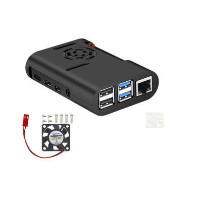 DirencNet - Raspberry Pi 4 Model B Cooling Box - Black