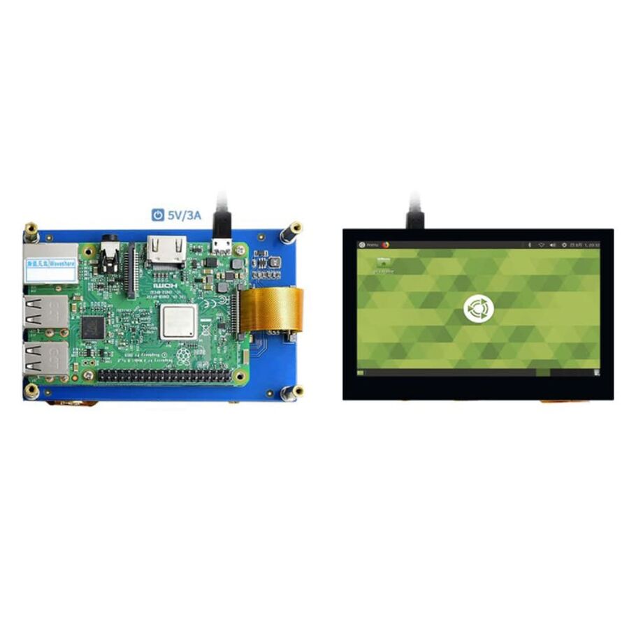Raspberry Pi 4.3 inç Kapasitif Dokunmatik Ekran DSI Arayüz 800×480 - 9