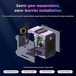 Raspberry Pi 5 2.8 Inch IPS Ekranlı PiTower Gen 2 Mini PC Kasası - 4