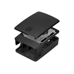 Raspberry Pi 5 Lisanslı Siyah Kutu + Fan