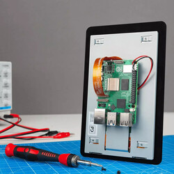 Raspberry Pi 7'' Dokunmatik Ekran 2 (Orijinal) - Thumbnail
