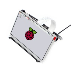 Raspberry Pi 7 Inch IPS Lcd Display - DPI Interface - 1024x600 - Thumbnail