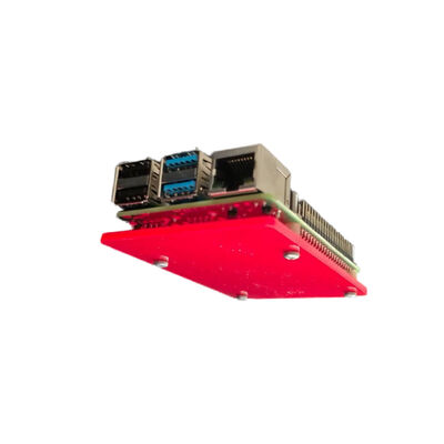 DirencNet - Raspberry Pi Alt Koruma Pleksi Levha - Kırmızı