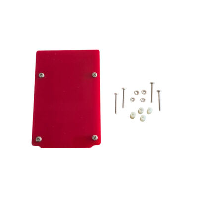 DirencNet - Raspberry Pi Alt Koruma Pleksi Levha - Kırmızı