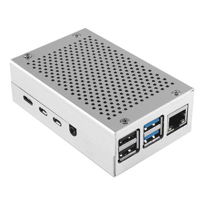 52Pi - Raspberry Pi 4 Alüminyum Metal Kasa - Muhafaza Kutusu