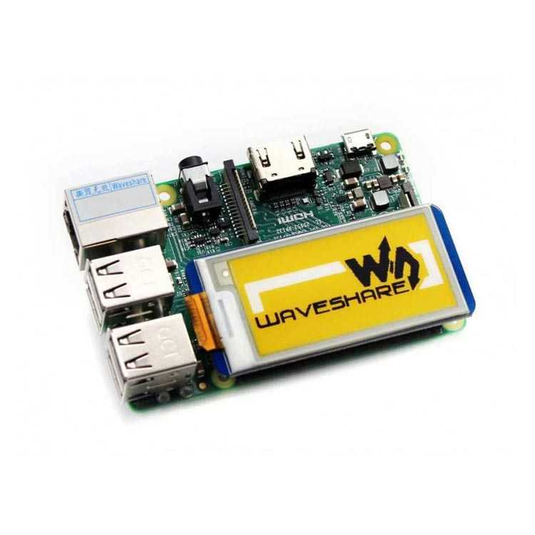 Raspberry Pi 2.13 inch Tricolor Ink Display with 212x104 Resolution (B) - 2