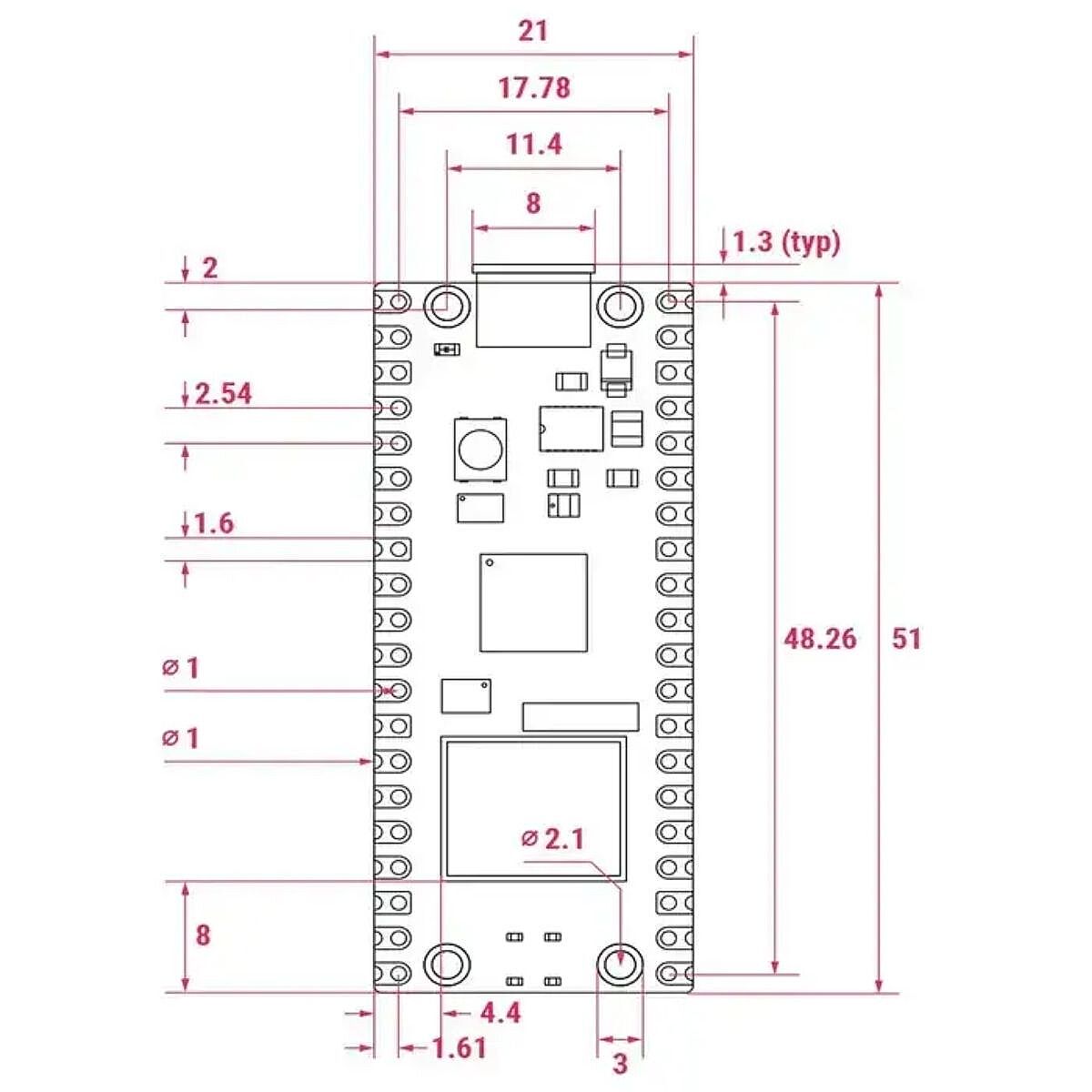 Raspberry Pi Pico 2 W - 3