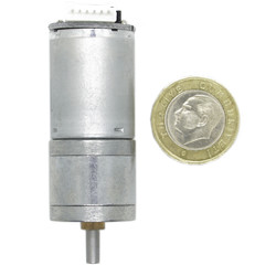 6V 100RPM Metal Geared DC Motor with Encoder - Thumbnail
