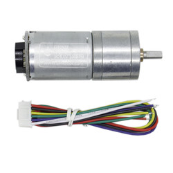 6V 100RPM Metal Geared DC Motor with Encoder - Thumbnail