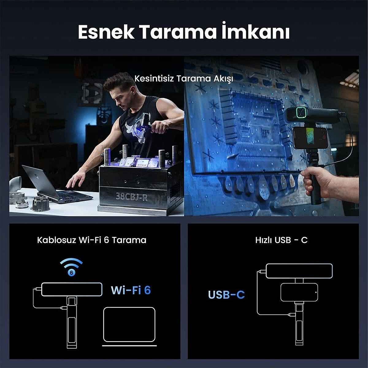 Revopoint MetroY 3D Tarayıcı - 4