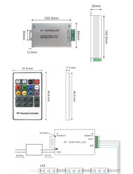 RF RGB Led Kontrol Kartı - Thumbnail