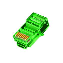 RJ45 8P Erkek Konnektör Yeşil