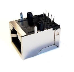 DirencNet - RJ45 8P8C Dişi Metal 90C