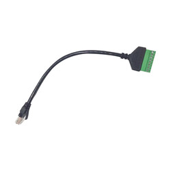 RJ45 Ethernet Erkek 20cm Kablolu Terminal Bloğu - Thumbnail
