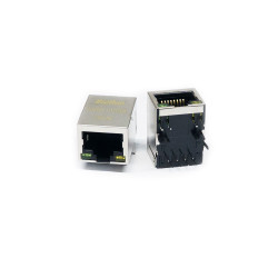 RJ45 Led + Bobinli Hanrun Ethernet Konnektörü - HR911105A - Thumbnail