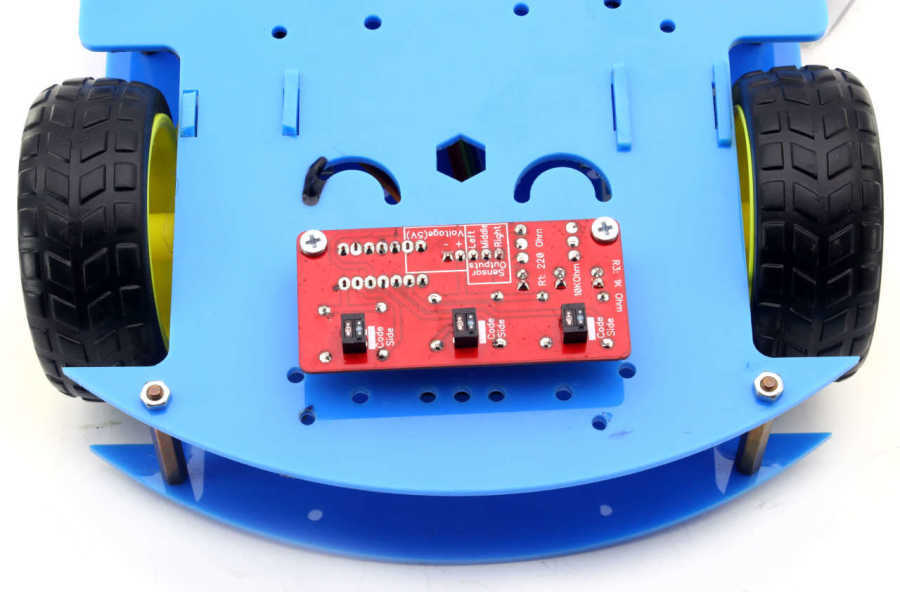 ROBOMOD Bluetooth Kontrollü Arduino Araba - Mavi (Montajı Yapılmış)