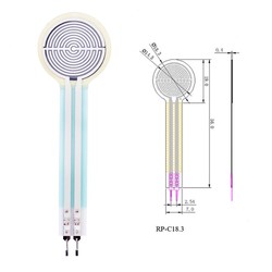 RP-C18.3-LT Thin Film Pressure Sensor - Thumbnail