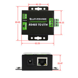 RS485 to Ethernet Dönüştürücü - Thumbnail