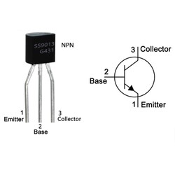 s9013 Transistor Bjt Npn To-92 - Thumbnail