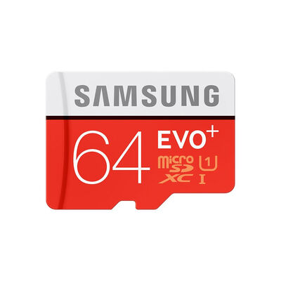 Samsung - Samsung EVO Plus 64GB 95 MB / s microSDHC Card
