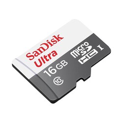 Sandisk Ultra 16Gb 80MB/S Class10 MicroSDHC Bellek Kartı - Thumbnail