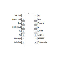 SG3525 (LM3525) Power Control Integration - DIP16 - Thumbnail