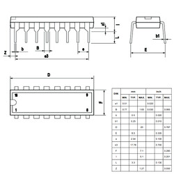 SG3525 (LM3525) Power Control Integration - DIP16 - Thumbnail