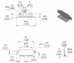 Parallel Mounting Apparatus for Sharp Sensors - Sensor Holder - Thumbnail