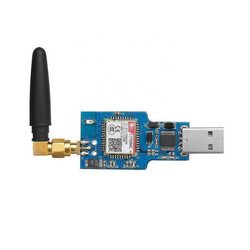 SIM800C Bluetooth Uyumlu GSM GPRS USB Modülü ve Anten - (IMEI No Kayıtlıdır)