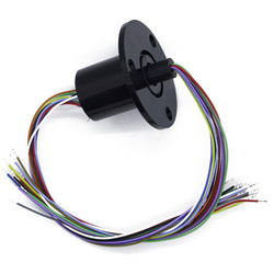 Flanşlı Slip Ring - Rotary Konnektör 22mm Çap 12’li - 240V 2A - Thumbnail