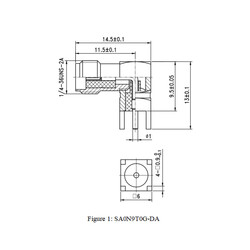 Sma 90C Dişi Konnektör (SA0N9T0G) - Thumbnail