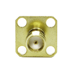 SMA Female-Female Square Connector (SA0N1SA0N-3) - Thumbnail