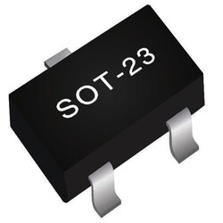 SMBTA 500mA 300V NPN Transistor SOT23 - Thumbnail
