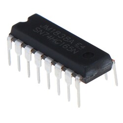 SN74HC165N Shift Register Integration DIP16 - Thumbnail