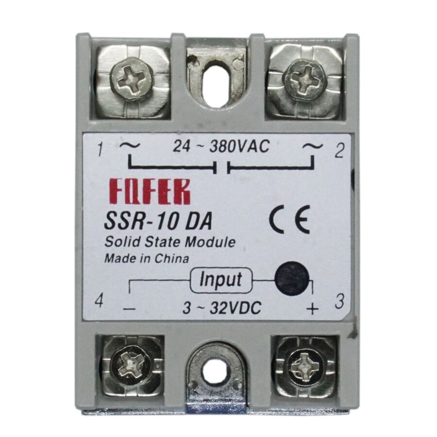 SSR-10DA (10A) Solid State Relay (Compatible with Development Boards)