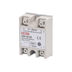 SSR-40DA (40A) Solid State Relay (Compatible with Development Boards)