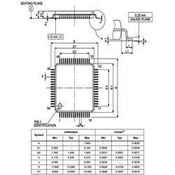 STM32F030R8T6 32-Bit 48Mhz Microcontroller LQFP64 - Thumbnail