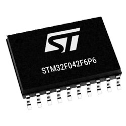 STM32F042F6P6 SMD 32 Bit 48MHz Microcontroller TSSOP-20 - Thumbnail