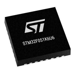 STM32F051K6U6 SMD 32-Bit 48MHz Microcontroller UFQFP-32 - Thumbnail