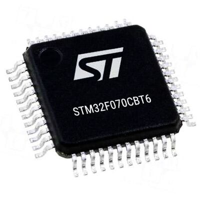 STM - STM32F070CBT6 SMD 32-Bit 48MHz Microcontroller LQFP-48