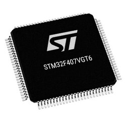 STM32F407VGT6 SMD 32-Bit 168MHz Microcontroller LQFP-100 - Thumbnail