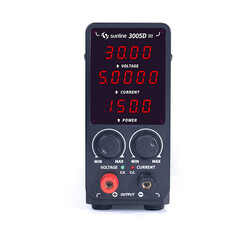 Sunline 3005D-III 0-30V/0-5A DC Ayarlı Slim Kasa Güç Kaynağı