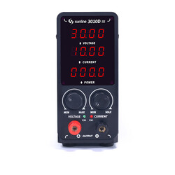 Sunline 3010D-III 0-30V/0-10A DC Ayarlı Slim Kasa Güç Kaynağı