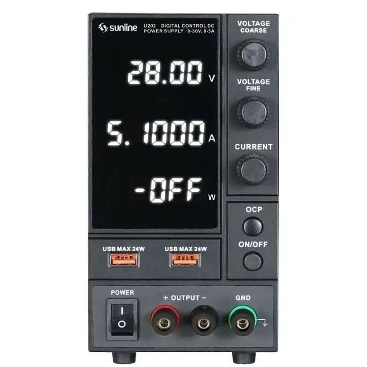 Sunline U202 0-30V 5A Programlanabilir DC Güç Kaynağı - 3