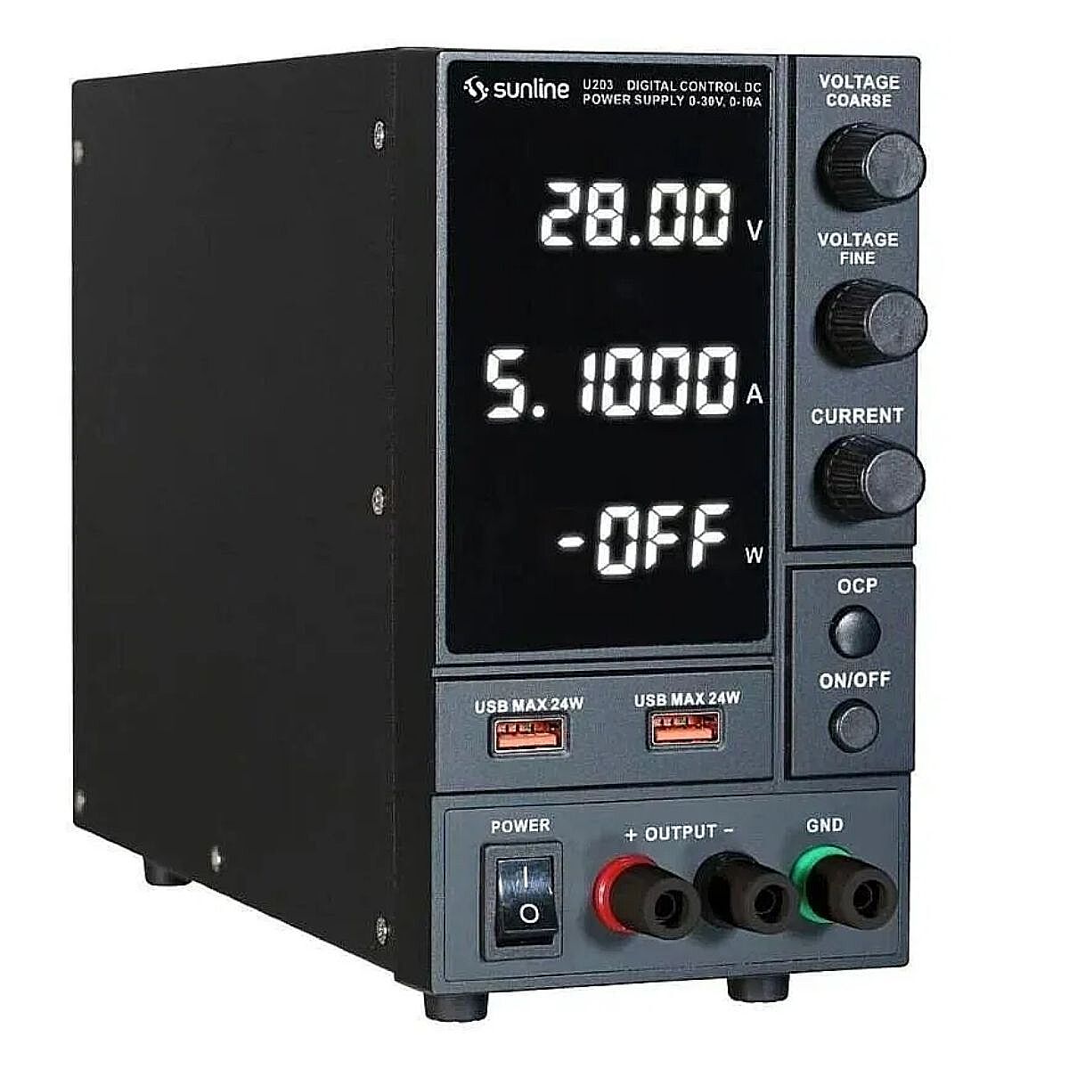 Sunline U203 0-30V 10A Programlanabilir Güç Kaynağı - 1